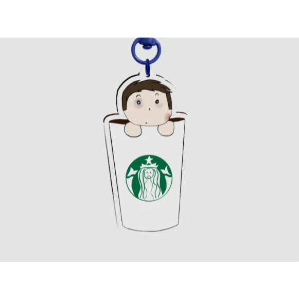 narrator fight club keychain