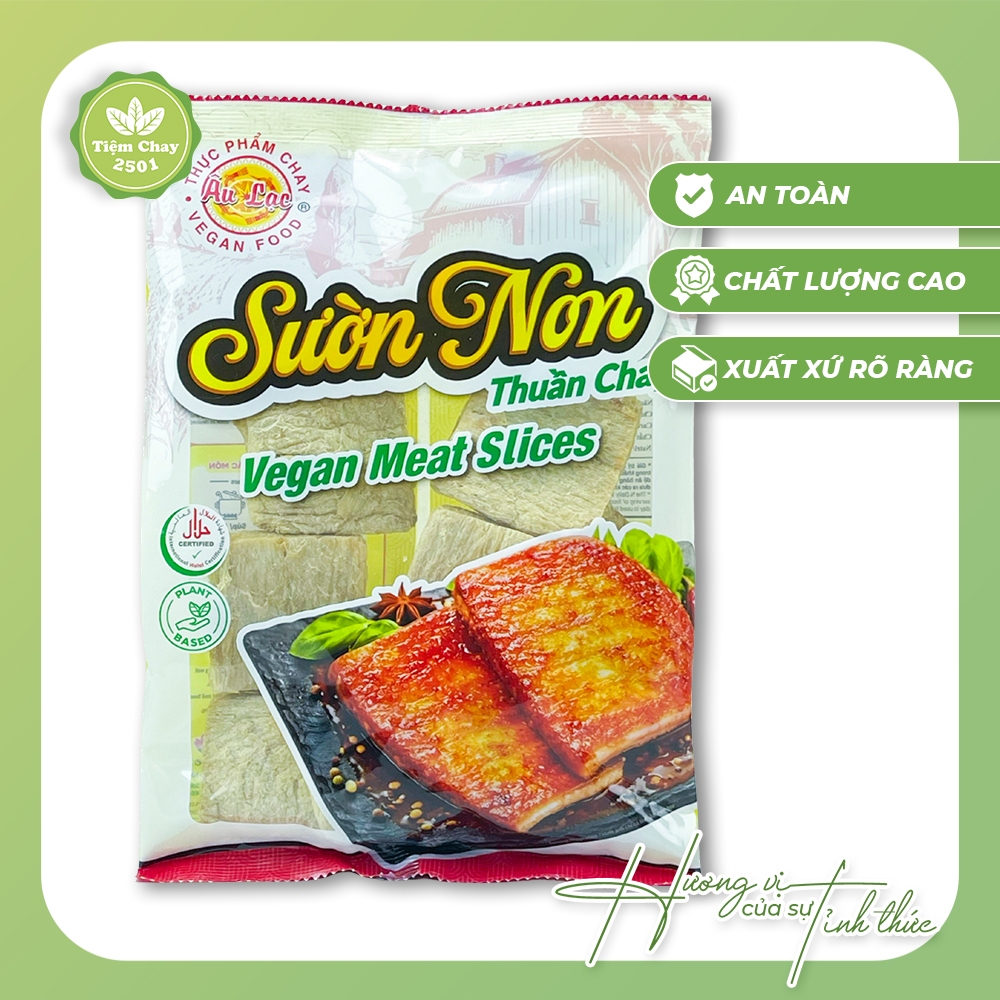 Sườn Non Thuần Chay Âu Lạc gói 100g | Thực phẩm chay cao cấp, đồ chay, đồ khô chay | Tiệm Chay 2501