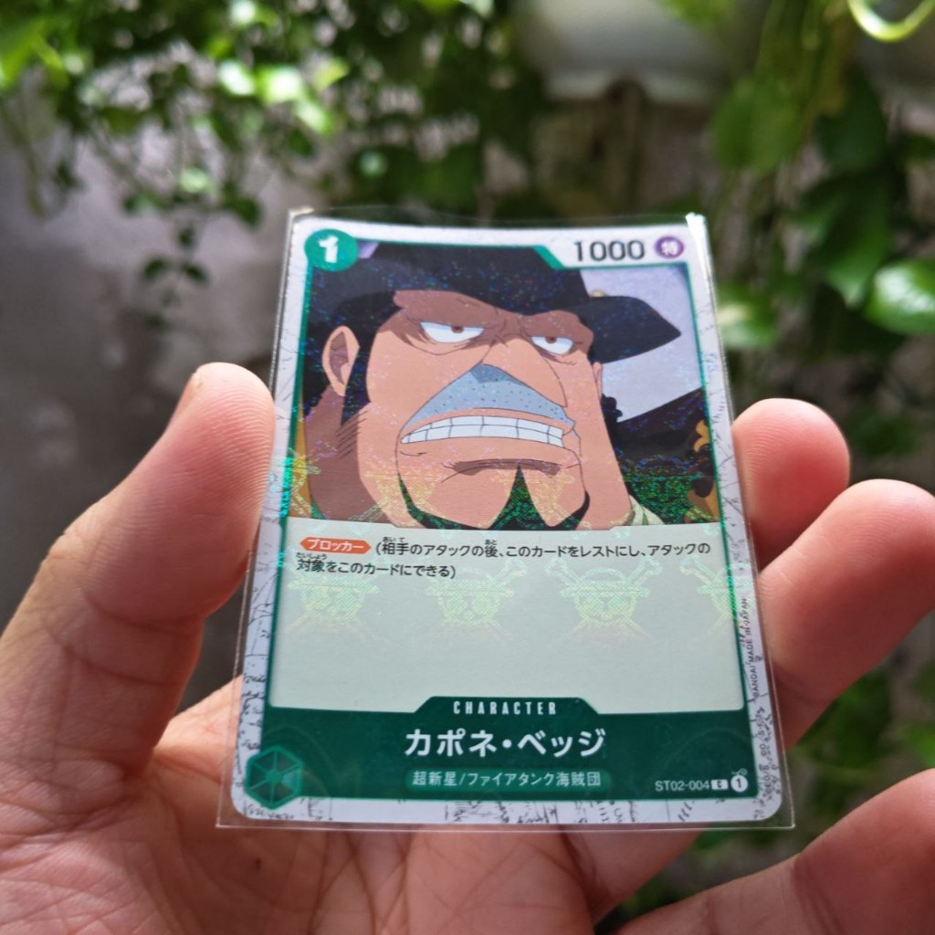 Thẻ One Piece Japanese Capone Bege ST02-004 C Pirate Flag Holo