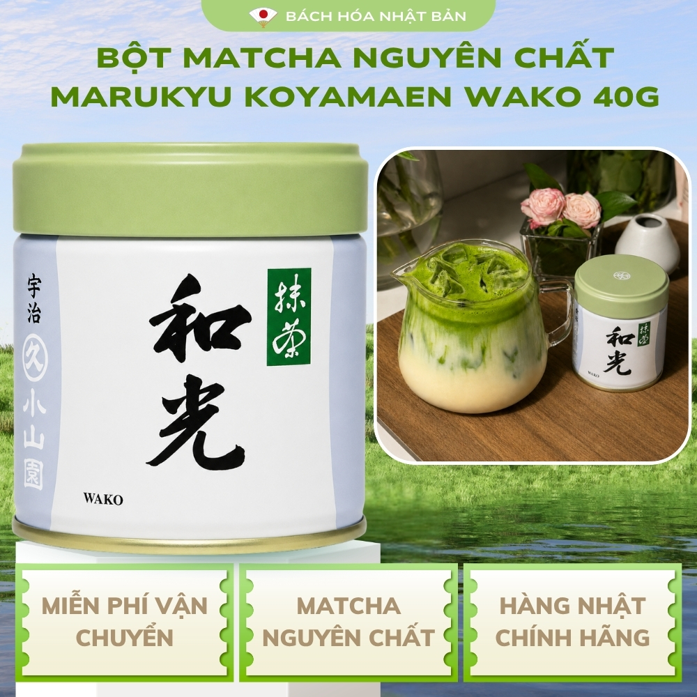 [Matcha Thượng Hạng] Bột Matcha Hãng Marukyu Koyamaen Matcha Đậm Trà Matcha Nguyên Chất Nhật Bản M27