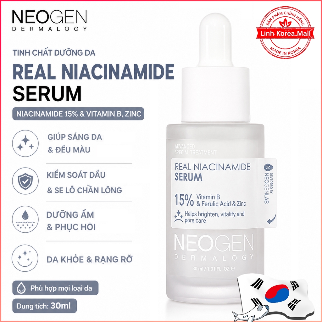 Tinh chất dưỡng Neogen Niacinamide Serum 30ml