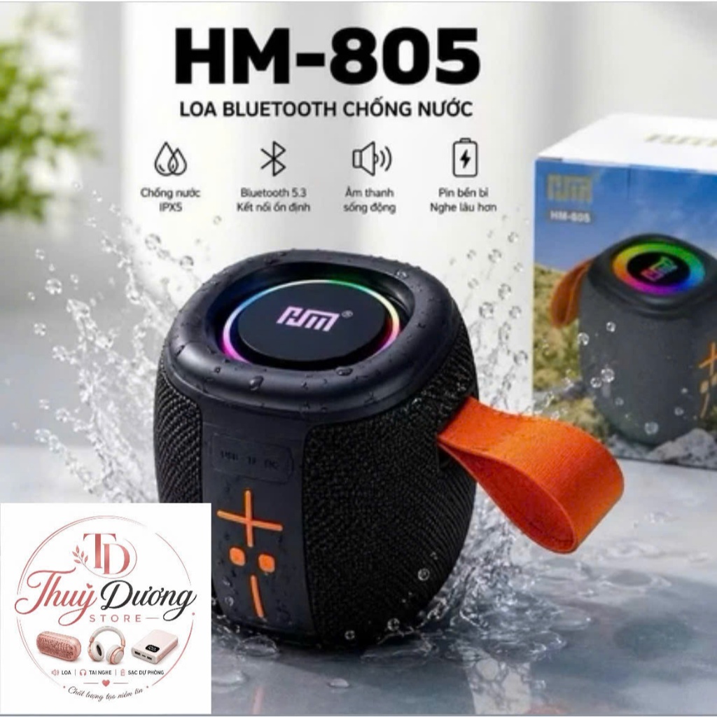 Loa bluetooth HM-805 / HM-867 / HM 831 / HM-837 / HM-864 Phiên Bản 2026 Có TWS Kết Nối 2 Loa Làm 1,K