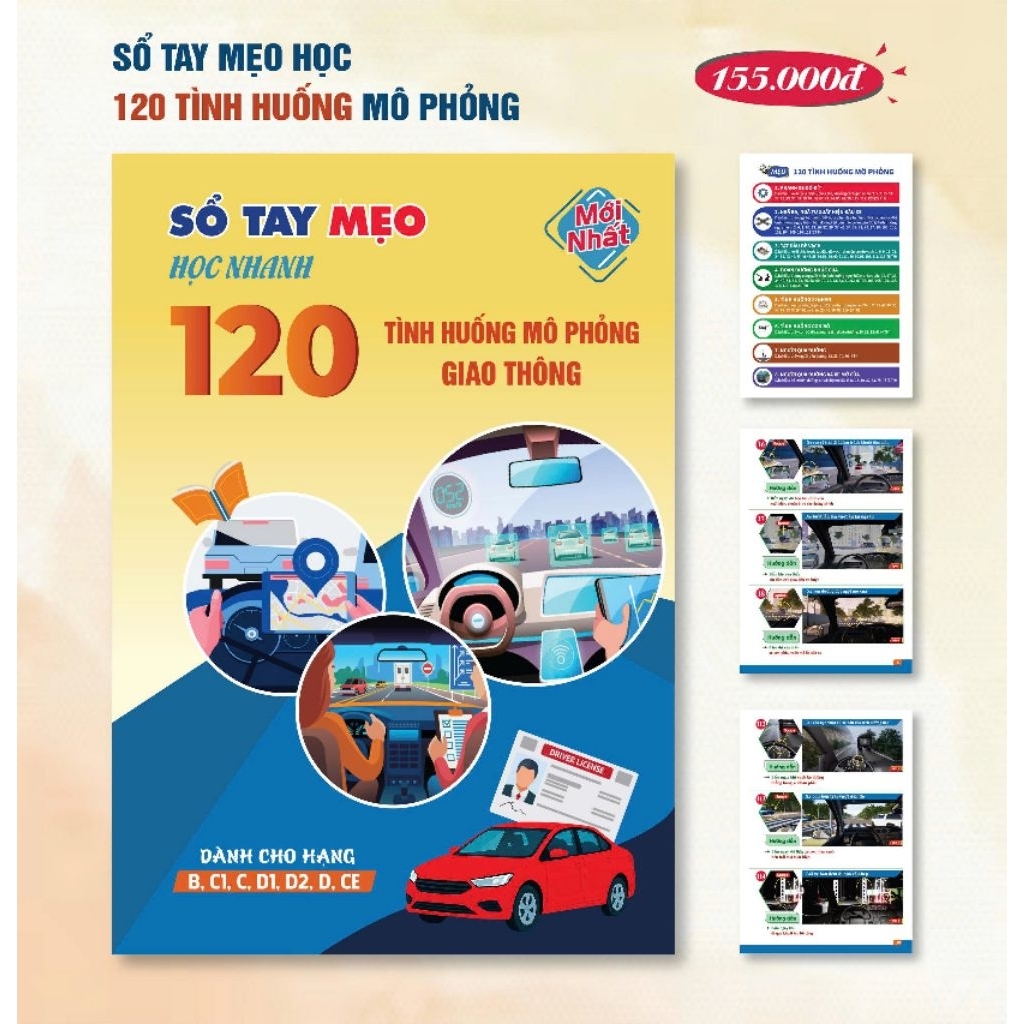 mẹo 120 tình huống mô phỏng dành cho ô tô mới nhất