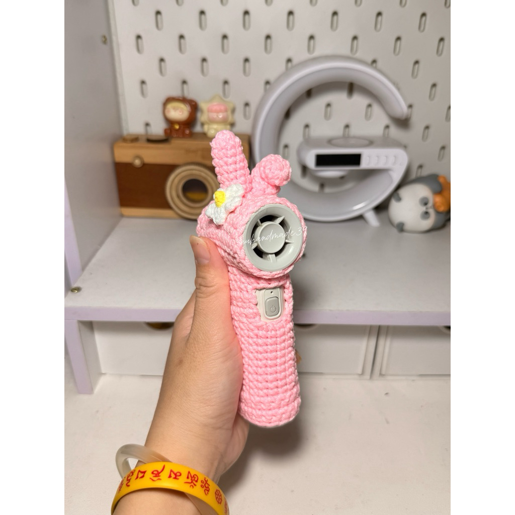 (Mẫu LIFE 9 nhà Nù) VỎ BỌC QUẠT CẦM TAY JISULIFE LIFE 9 - NHIỀU MẪU NUHANDMADE39 (nhận móc theo yêu 