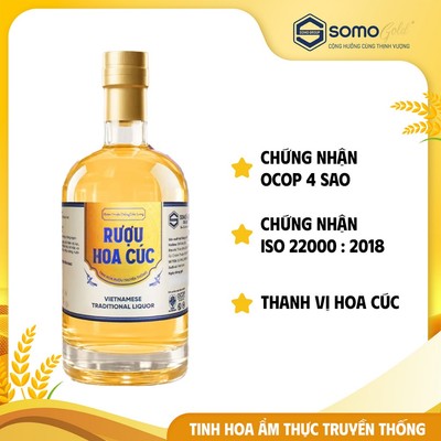 Quà Tặng Hoa Cúc Cửu Long | Chai Thủy Tinh 500ml & 750ml