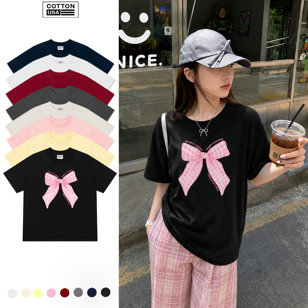 Áo Thun Relaxed Fit CottonUSA Vietnam "Pink Ribbon" - TL1716TL