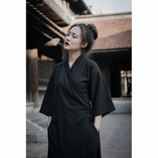 Áo Yukata Nhật Bản unisex form rộng cổ điển