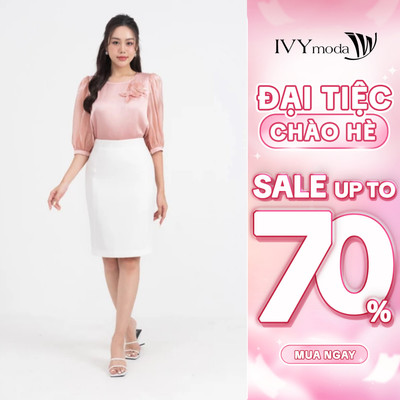 Chân váy bút chì 2 lớp IVY moda MS 31P0149