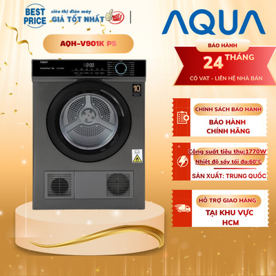 AQH-V901K.PS - Máy sấy thông hơi Aqua 9 kg AQH-V901K PS - Hàng chính hãng