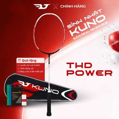 Vợt Cầu Lông KUNO THD POWER Vợt Công Thủ Toàn Diện, Hướng Công, Full Carbon 4U Cao Cấp Bản Thiết Kế Lịch Sử Ý Nghĩa