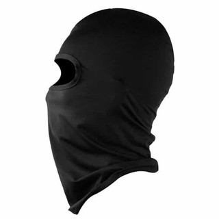 Khăn trùm đầu ninja màu đen-Khăn ninja vải thun co giản tốt dùng để đội mũ bảo hiểm đi chơi,đi phượt