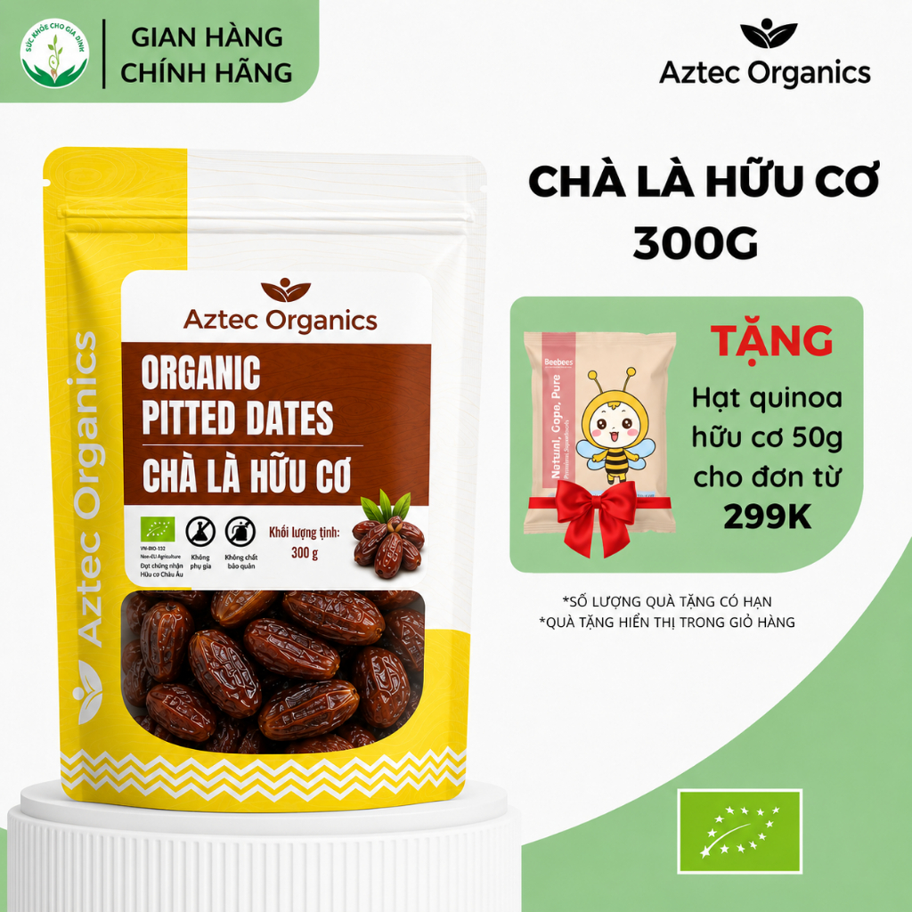 Chà Là Hữu Cơ Aztec Organic 300g
