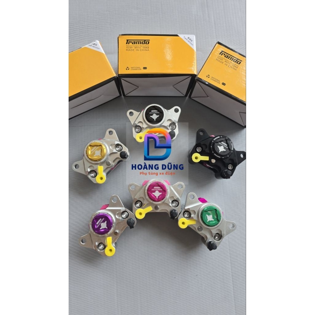 Heo 2 pis CNC Cá Mập Tramdo gắn xe điện, xe máy hàng chính hãng