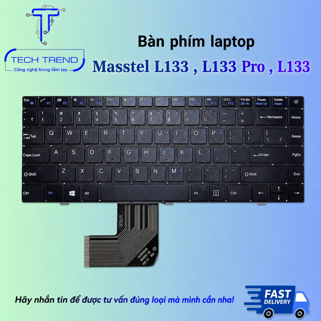 bàn phím laptop tương thích Masstel L133 , L133 Pro , L133 NEW bảo hành toàn quốc