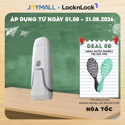 Máy triệt lông LocknLock ENC312IVY, Công Nghệ Làm Lạnh Sapphire 4 chế độ triệt, Màu trắng - Hàng Chính Hãng - JoyMall