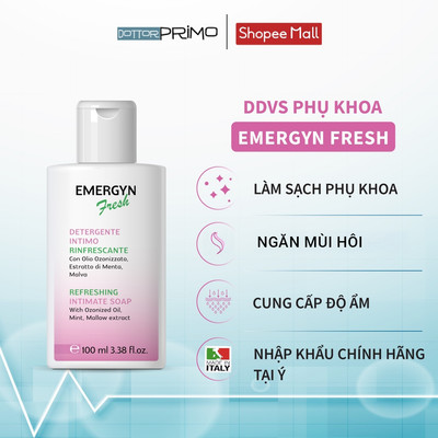 Dung Dịch Vệ Sinh DottorPrimo Emergyn Fresh Dùng Hàng Ngày - Ngăn Mùi, Giữ Ẩm & Sạch Thoáng 100ml