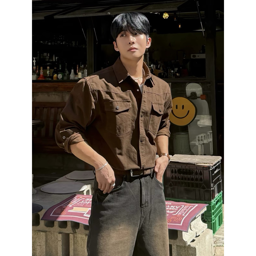 ( HÀNG ĐẶT TRƯỚC ) Áo Sơ Mi Nam Jaket Denim Poud Hàn Quốc