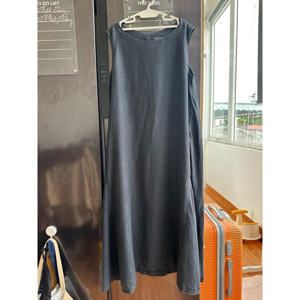 Thanh lý váy linen Muji Auth S