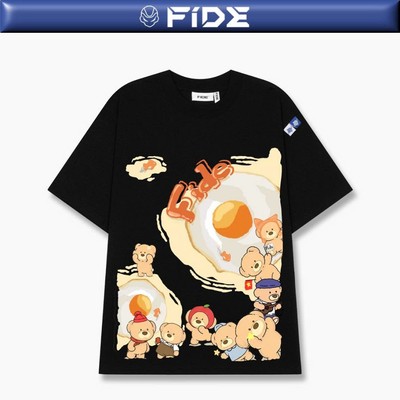 Áo thun FIDE TEDDY phông unisex form rộng local brand nam nữ cổ tròn oversize - AT312