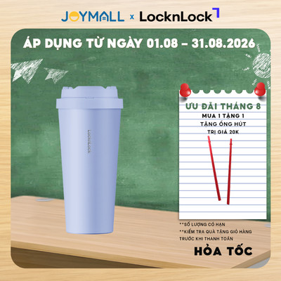 [Độc Quyền] Ly giữ nhiệt LocknLock LHC3249LBLU, Dung Tích 550ml, Thép Không Gỉ 316, Hàng chính hãng - JoyMall