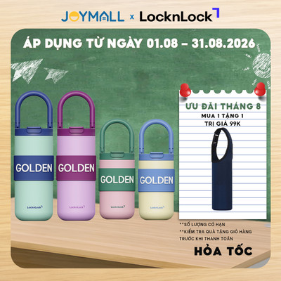 Bình Giữ Nhiệt LocknLock LHC4435, 420ml, 550ml, Có Tay Xách - Hàng Chính Hãng - JoyMall