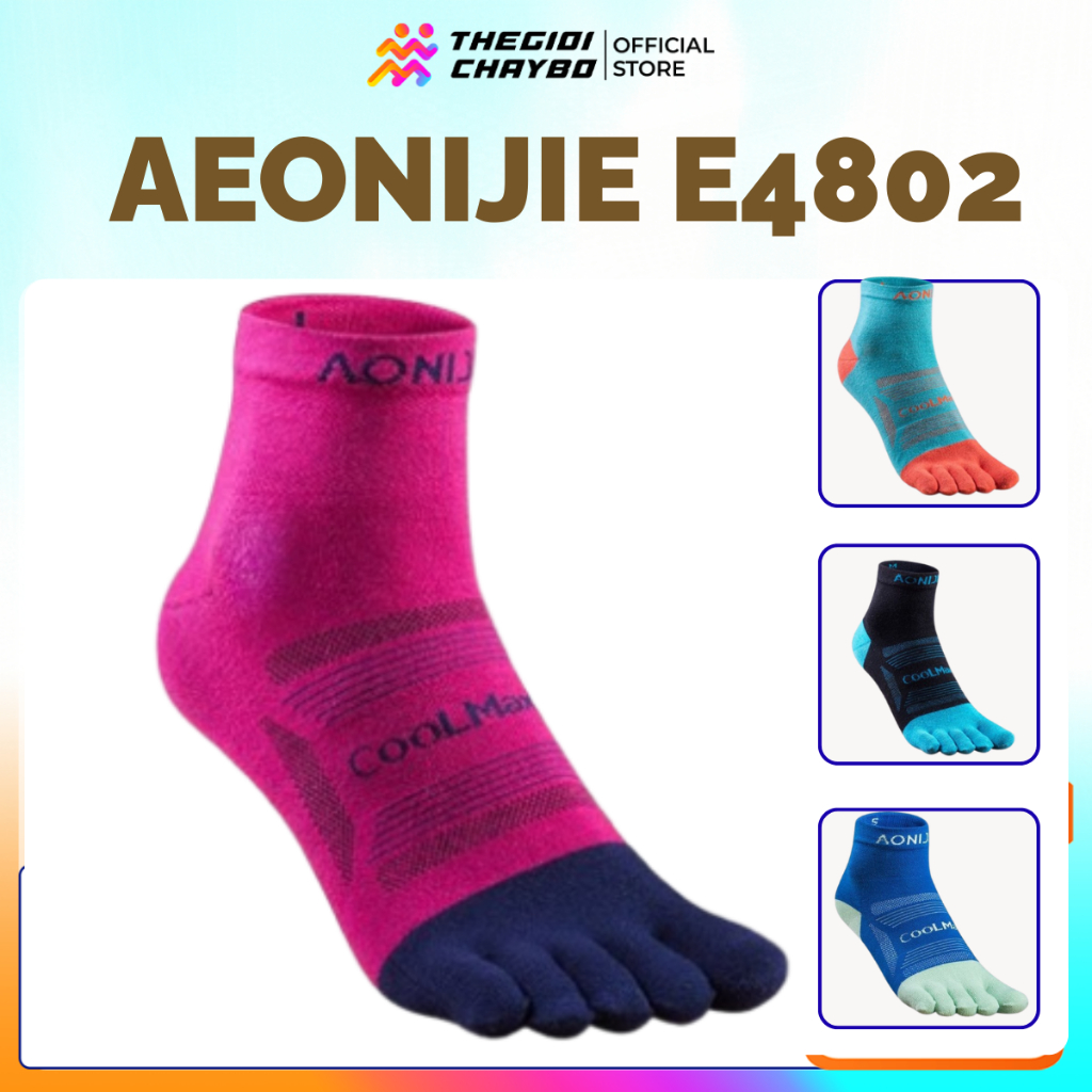 Tất Thể Thao Nam Nữ Cổ Trung Aonijie E4802 Thoáng Khí Êm Ái Thấm Hút Mồ Hôi Vượt Trội