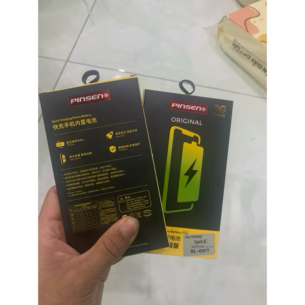 Pin Tecno Spark 8C BL 49FT - 4900mAh ( Pinsen )