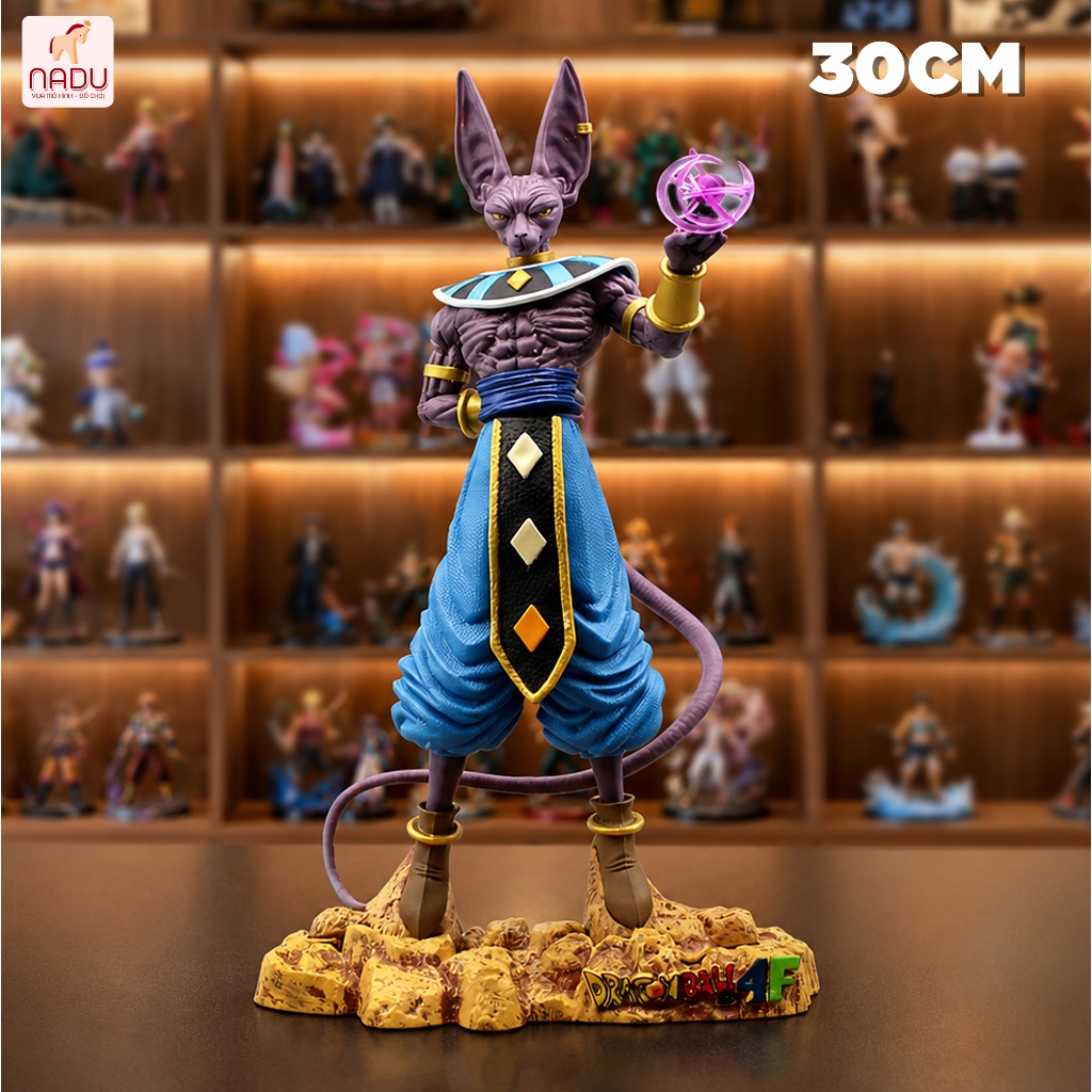 Mô Hình Beerus - Dragon Ball - Cao 30cm - Full Box - Nhựa PVC Cao Cấp - Siêu Ngầu