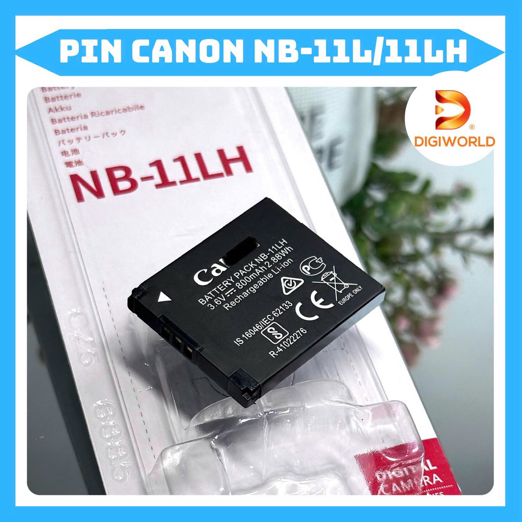 Pin Canon NB-11L/11LH dùng cho Ixus 240 HS, 265 HS, 275 HS, 285 HS, PowerShot A3400 IS, A3500 IS, A4
