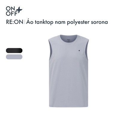 RE:ON MOVE ON | Áo ba lỗ nam chất liệu polyester Sorona mang lại độ co giãn tự nhiên, nhẹ và thoáng ONOFF - 38TA26S629