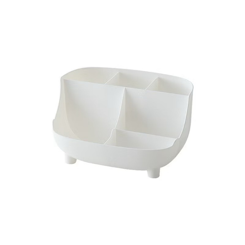 Kệ Cắm Bút Để Bàn Có Chân Size To 6 Ngăn Màu Pastel Xinh Xắn Ống Để Mỹ Phẩm Đa Năng Decor Bàn Học Cu