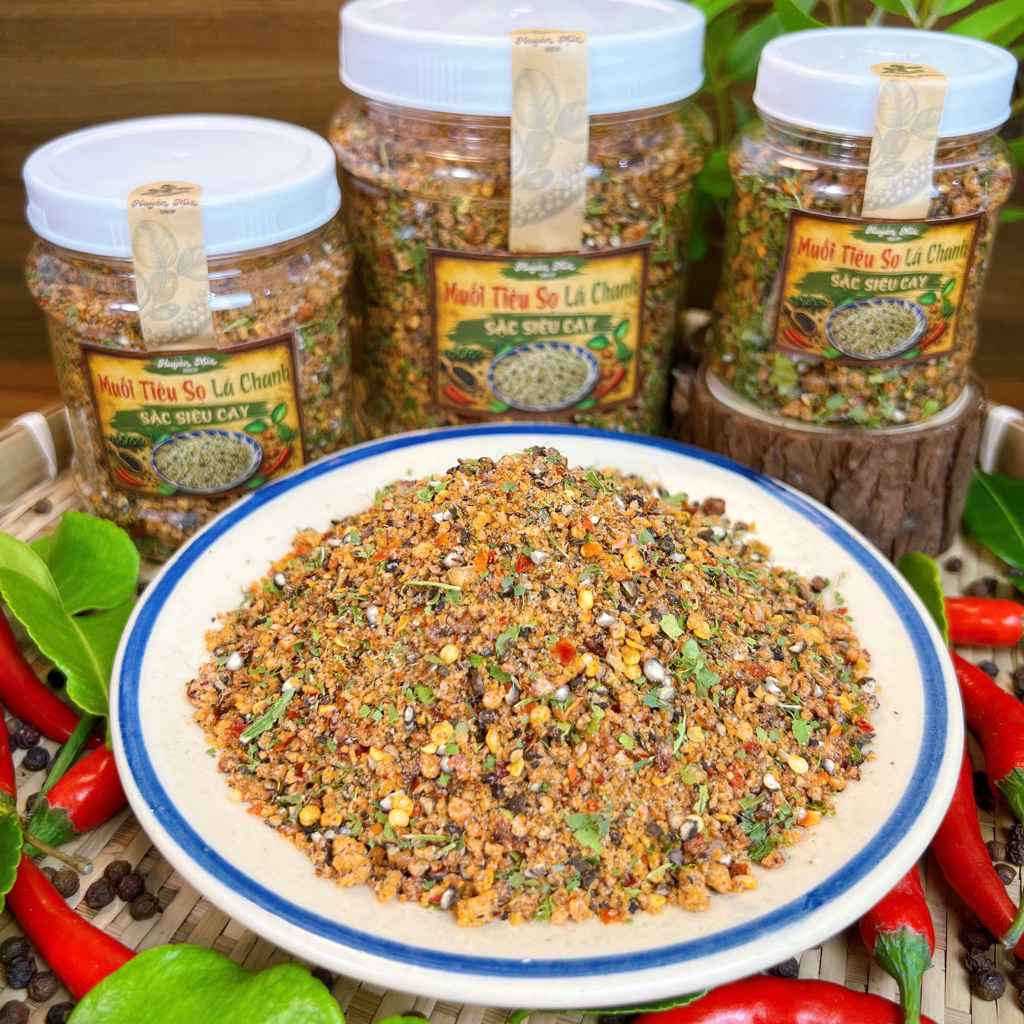 Muối Tiêu Sọ Lá Chanh Sặc Siêu Cay - Đặc Sản Tây Ninh
