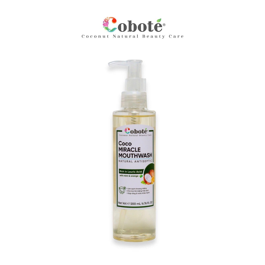 Nước súc miệng dạng dầu Cobote 200ml