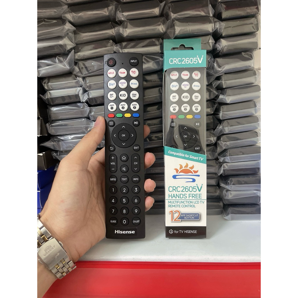 Điều khiển Tivi Hisense không giọng nói( Dùng chung cho tất cả Tivi Hisense)