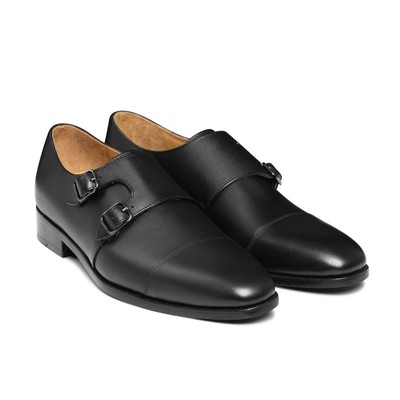 Giày Tây Cao Cấp DOUBLE MONK STRAP - MS04 - Da Bò Cao Cấp Lót Trong Da Bò Mộc - Thương hiệu Be Classy