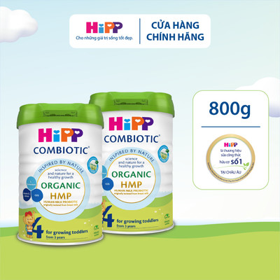 [Key] Combo 2 lon Sữa bột công thức HiPP Organic Combiotic lon 800g