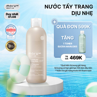 Nước tẩy trang MARU365 Beauty Lab cân bằng ẩm Low pH Micellar Cleansing Water 210ml