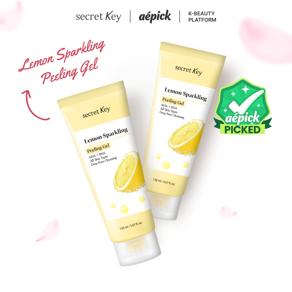 [aépick] Tẩy tế bào chết SECRETKEY Lemon Sparkling Peeling Gel