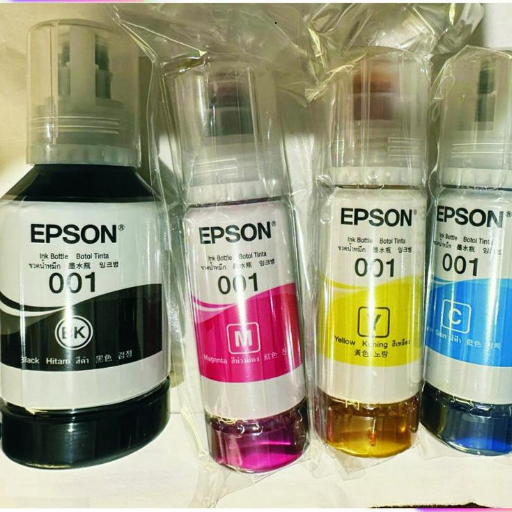 Bộ mực 001 cho máy Epson L4150/ L4160/ L4260/ L4266/ L6160/ L6170/ L6190/ L6260/ L6270/ L6290.v.v. 0