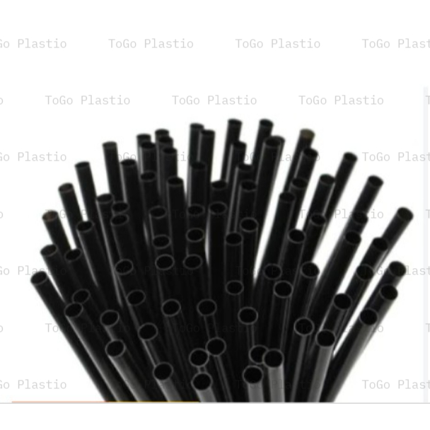 0.5kg Ống hút ĐEN Thẳng 2 đầu phi 6 phi 8 cafe sinh tố ToGoPlastio