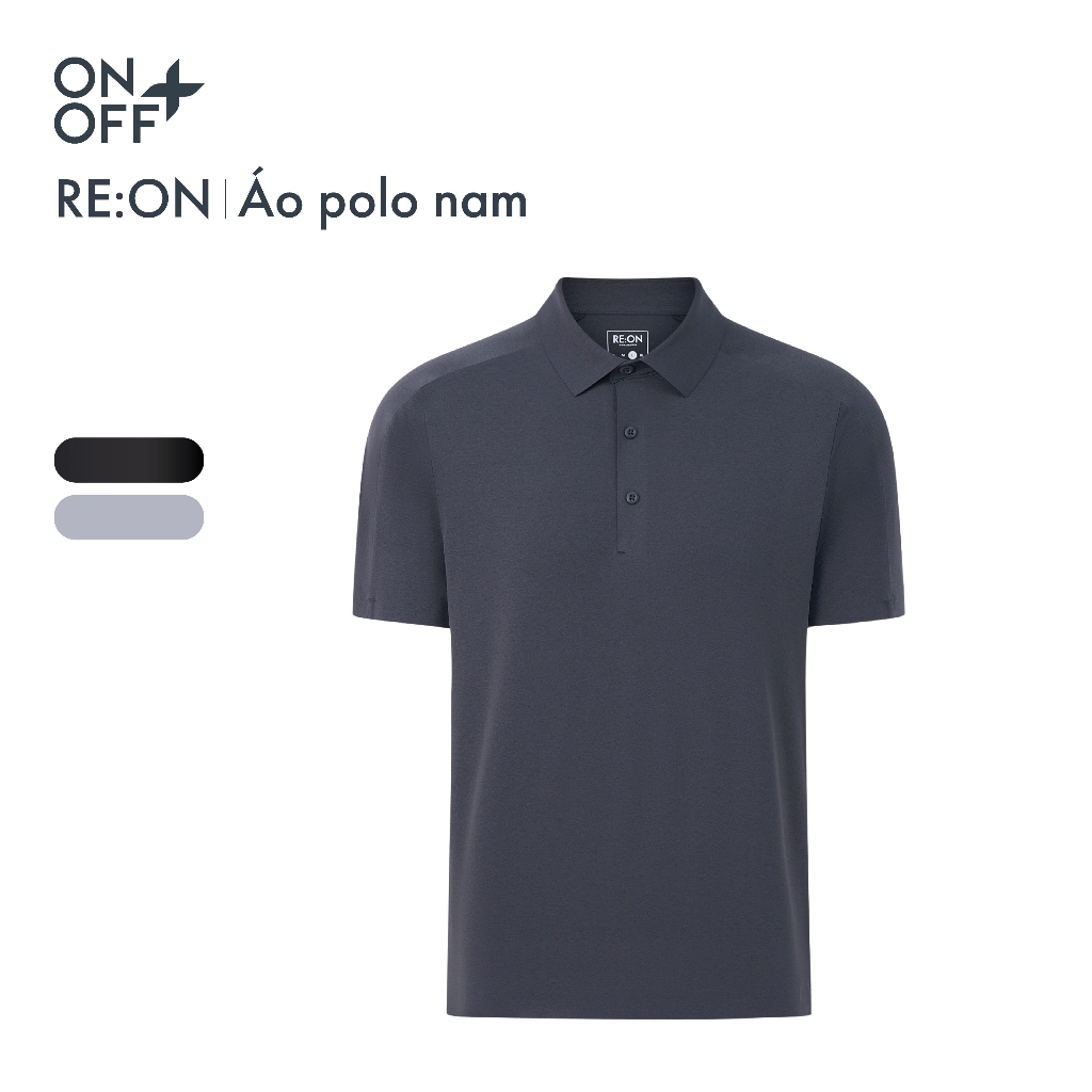 RE:ON MOVE ON | Áo polo nam chống tia UV50+, sợi polyester Sorona mềm mại, co giãn linh hoạt ONOFF -