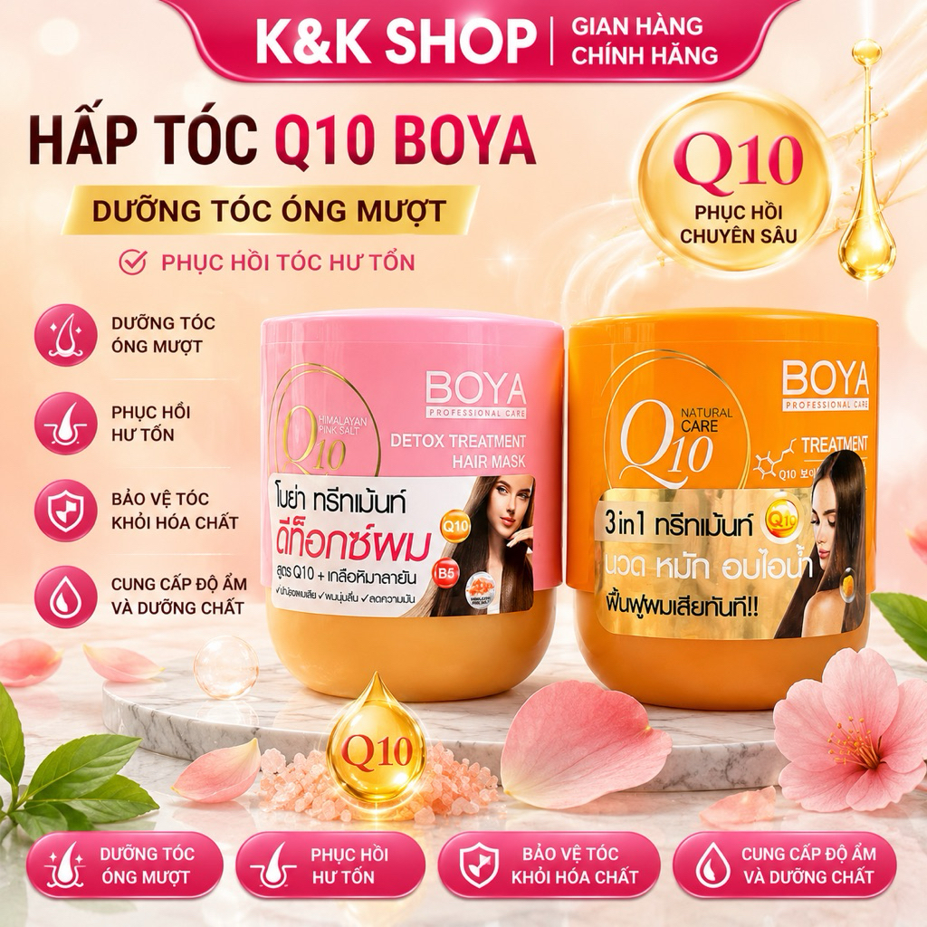 Ủ tóc Q10 Boya 500g thái lan