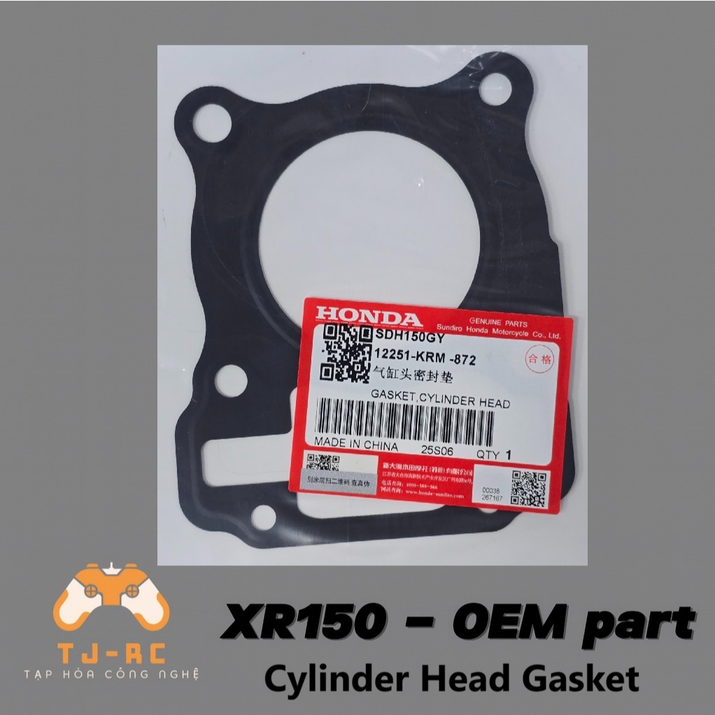 Ron quy lát XR150/XR150L, OEM Cylinder Head Gasket Honda XR150