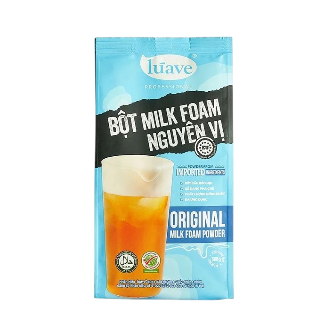 Bột milk foam Luave gói 500g - NGUYÊN VỊ
