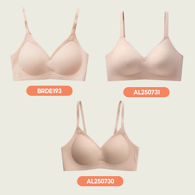 Áo Lót Không Gọng Loirechic Đệm 0.5cm Mút Liền Chất Su Đúc Mát Mịn