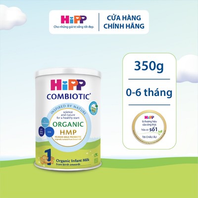 [Key] Combo sữa bột công thức HiPP 1 Organic Combiotic lon 350g