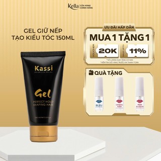 Gel Tạo Kiểu Tóc Kassi Giữ Nếp Tóc Tự Nhiên, Định Hình Kiểu Tóc Không Bết Dính - Tuýp 150ml