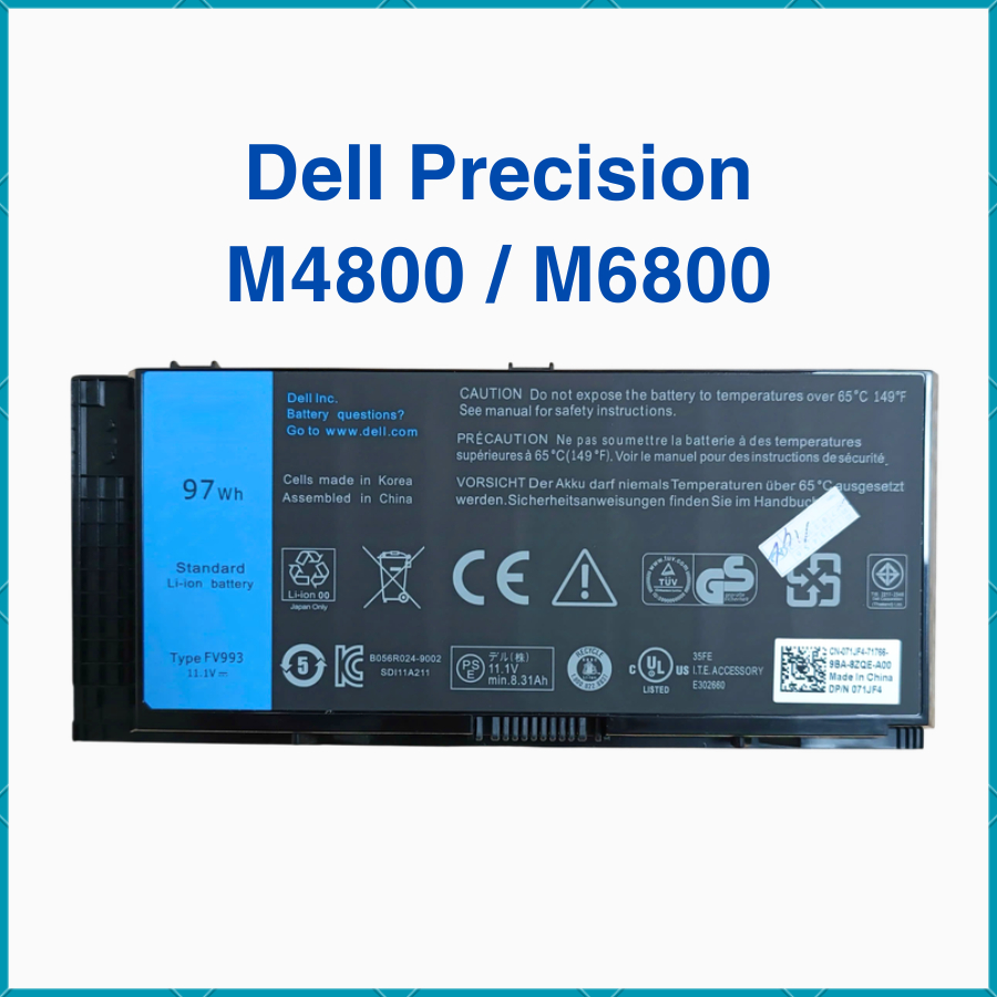 Pin Laptop Dell Precision M4800 M6800 - Pin Dell New