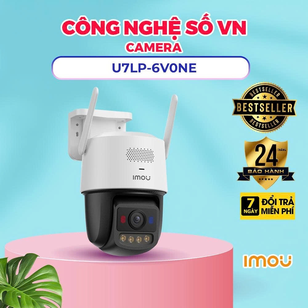 CAMERA NGOÀI TRỜI IMOU TITAN PRO-6MP-U7LP-6V0NE - CÔNG NGHỆ NHẠY SÁNG AURORA - HỖ TRỢ PoE