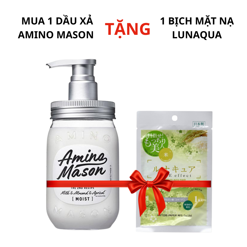 Dầu Xả Kem Dưỡng Ẩm Amino Mason
